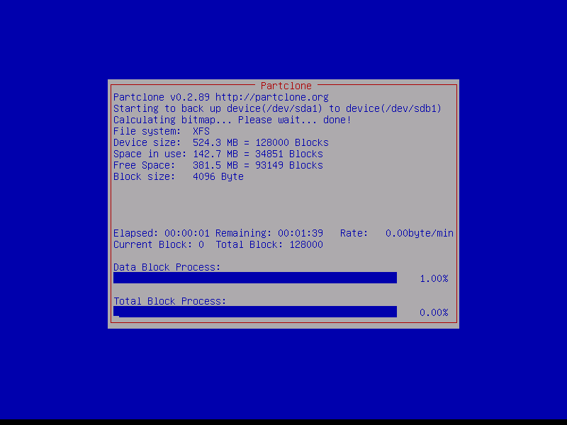 Pantalla Clonezilla-Disk-Cloning-Process