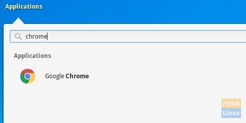 Chrome instalado