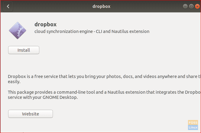 Instalador de Dropbox