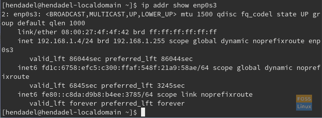 Obtener la dirección IP actual