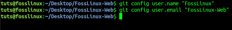 Configuración de Git.