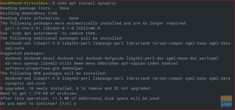 Instalar Synaptic Package Manager