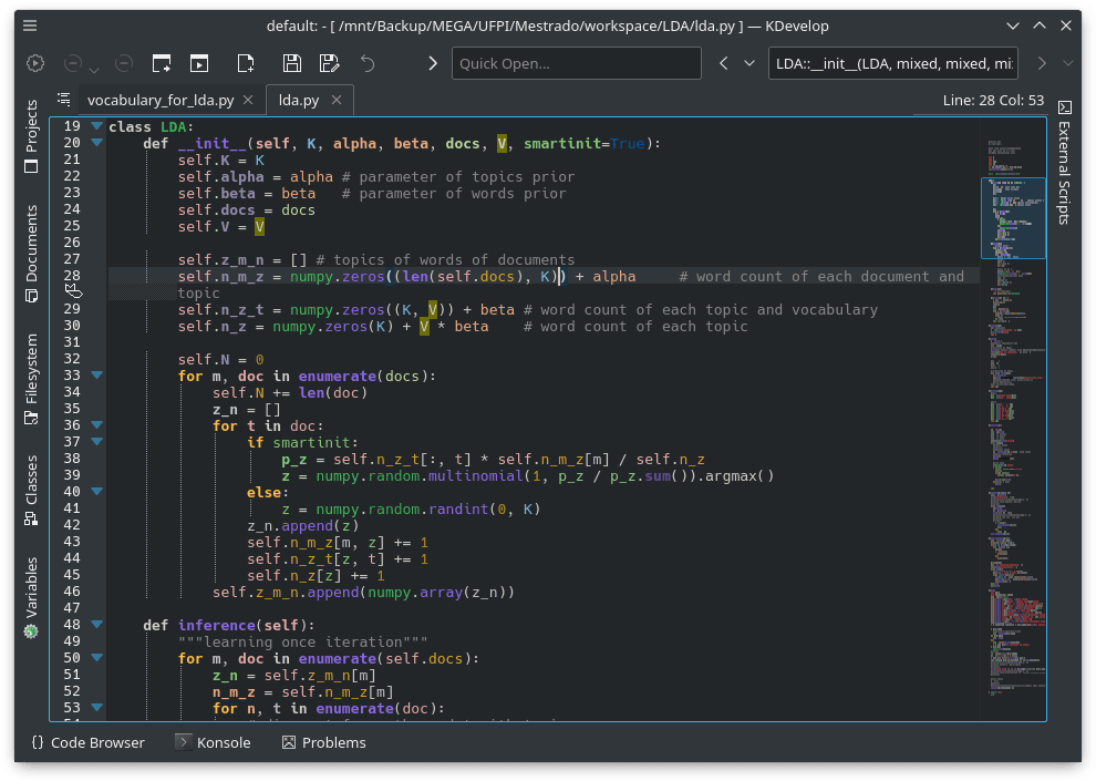 KDevelop Python IDE