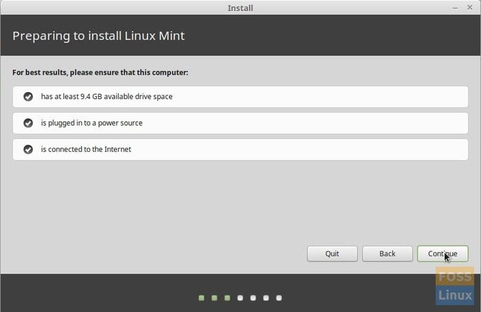 Instalación de Linux Mint - lista de verificación