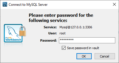 MySQL Ingrese la contraseña para conectarse al servidor MySQL