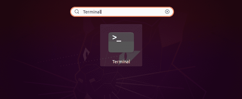 Abra la Terminal buscando en Ubuntu Dash.