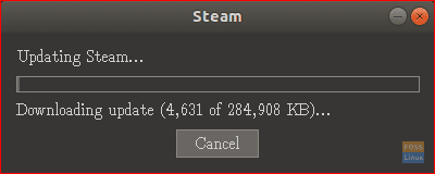 Steam Installer descargando los paquetes necesarios