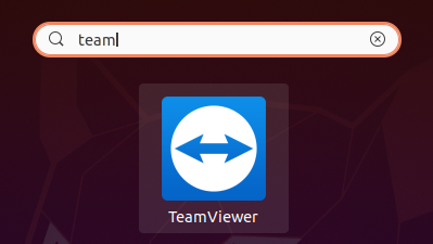 Lanzamiento de la aplicación TeamViewer
