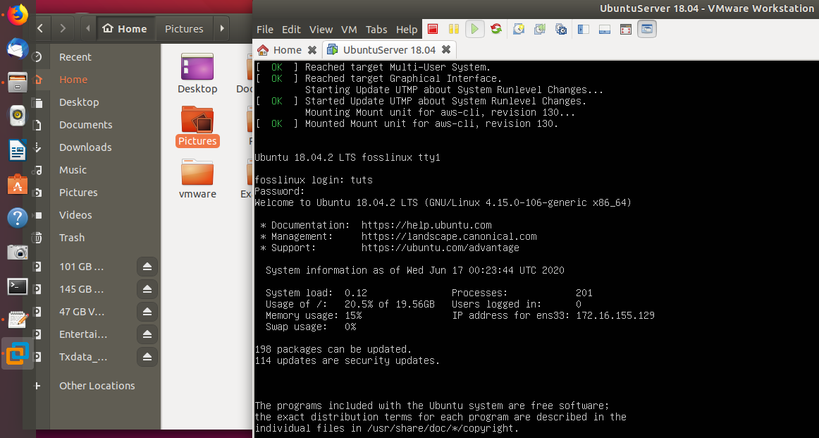Ubuntu Deskto: estación de trabajo servidor Ubuntu.