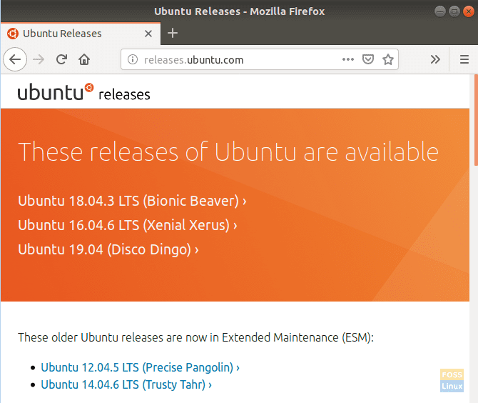 Sitio web oficial de Ubuntu