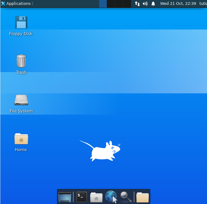 Bienvenido a xfce Desktop