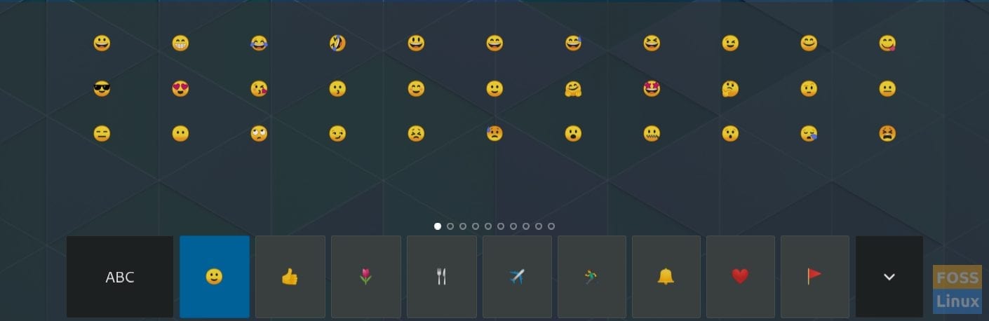 teclado emoji en pantalla