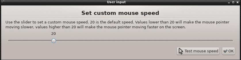 Velocidad del raton