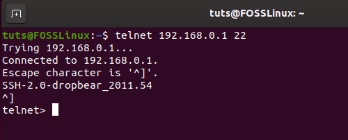 telnet-command-successe